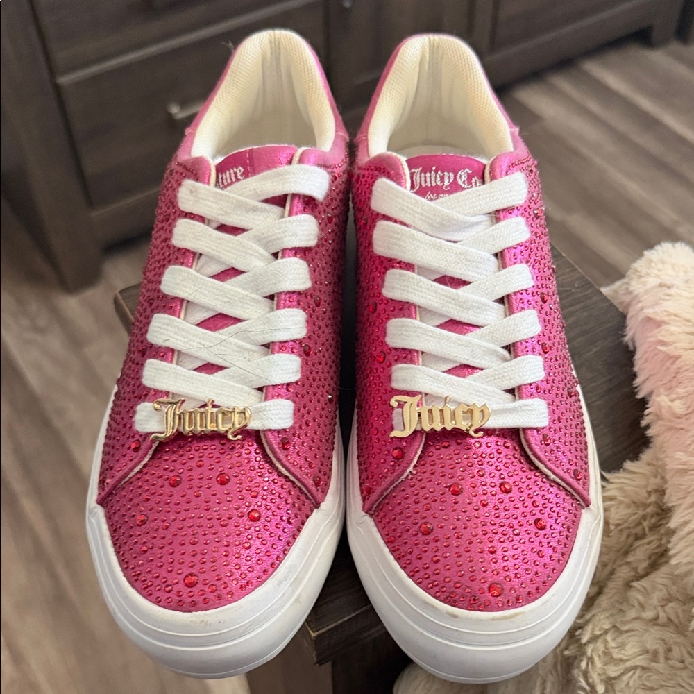 Juicy Couture Sparkling Pink Sneakers